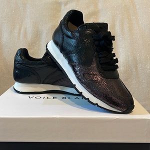 Voile Blanche black leather sneakers. Size 36